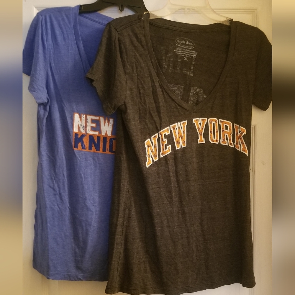 New York Knicks Women's Short Sleeve T Shirt Lot Size XL - New